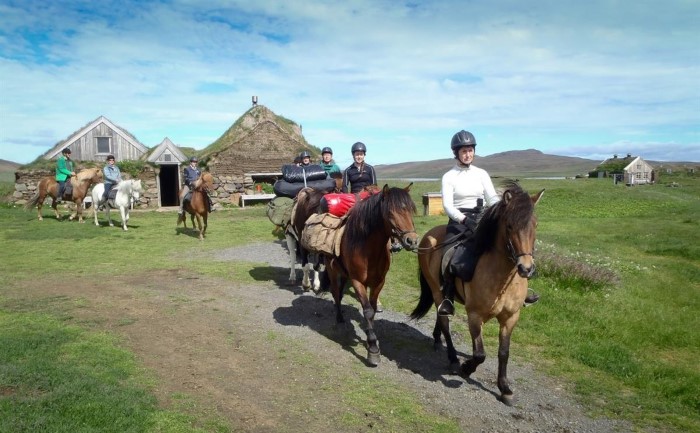 Horse riding from the Wilderness Center