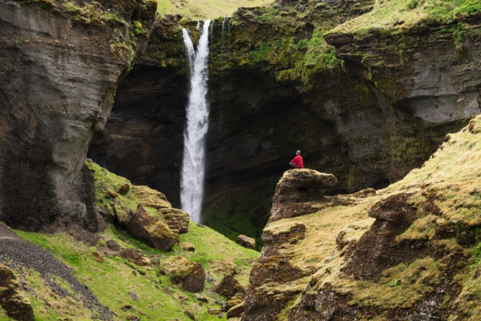 Kvernufoss Waterfall