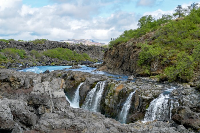 Barnafoss Waterfall