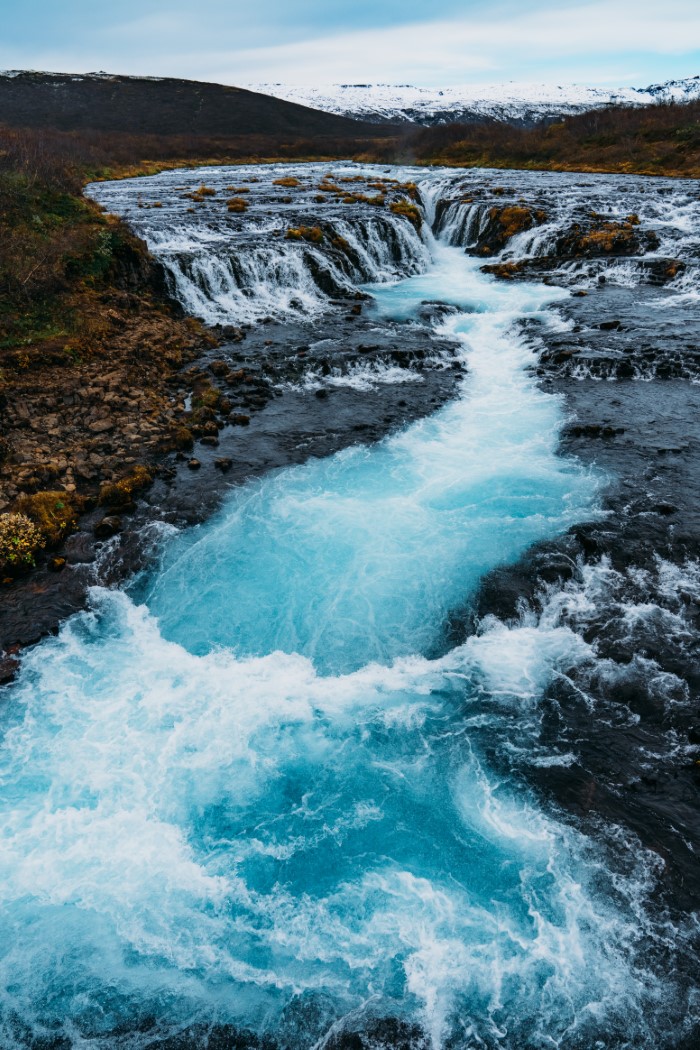 Brúarfoss Waterfall