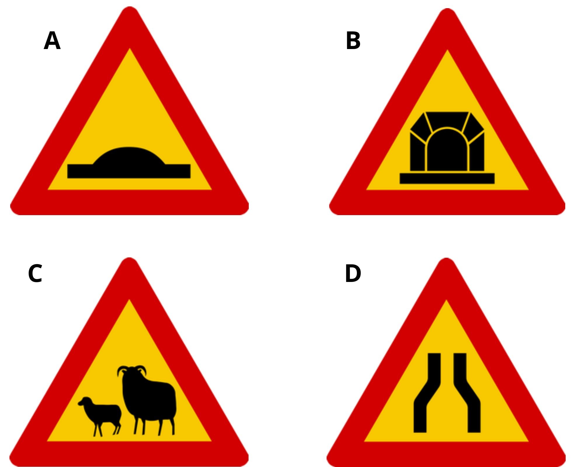 Icelandic road signs