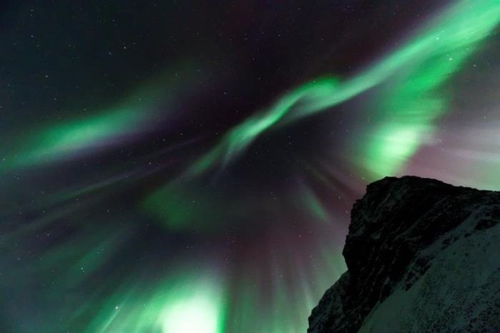 An explosion of Northern Lights