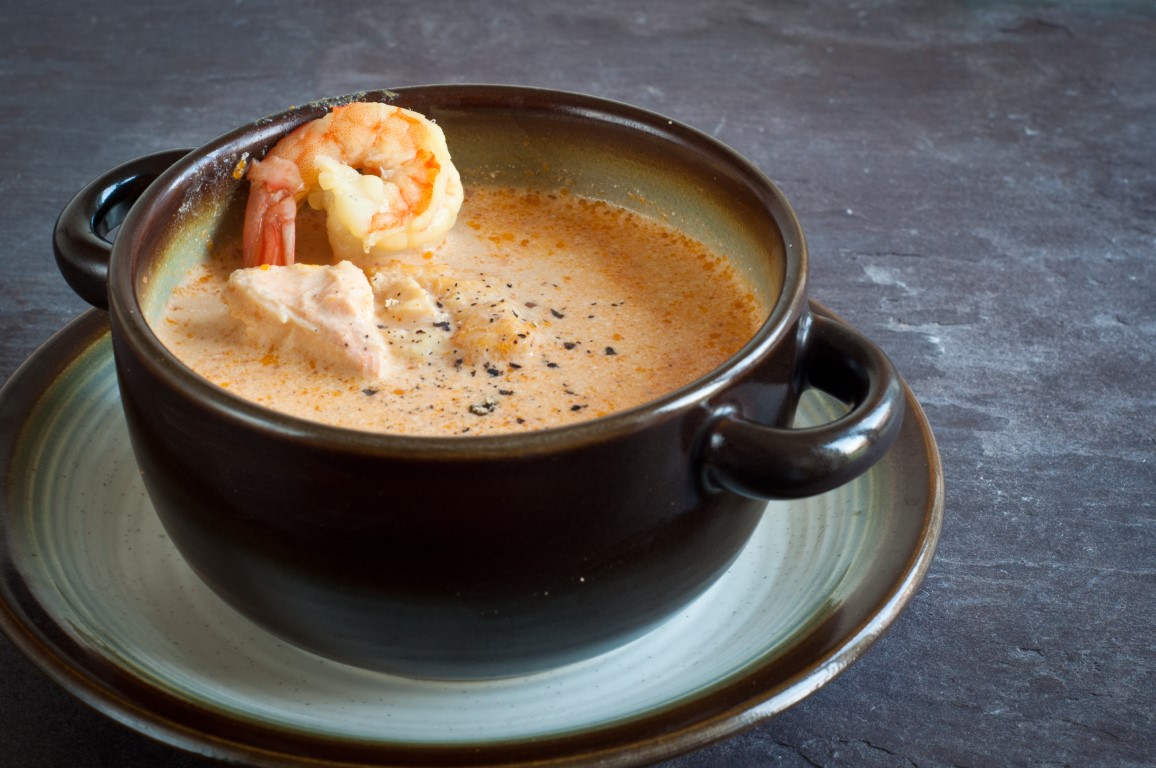 Humarsúpa lobster soup