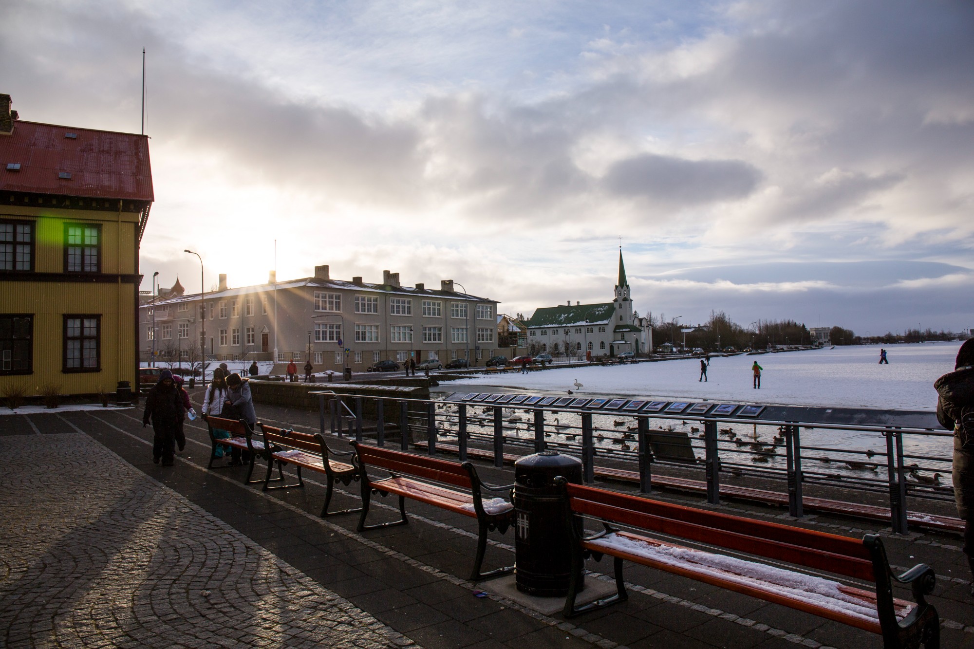 Reykjavik in winter