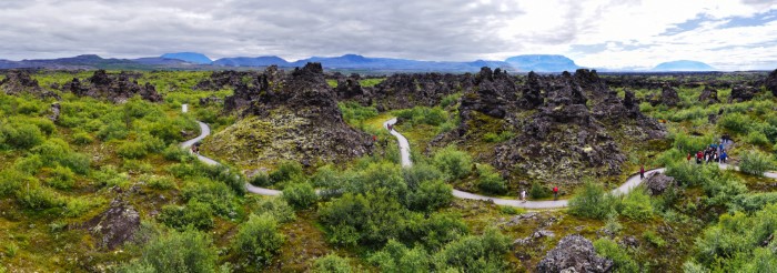 Mývatn Dimmuborgir Mývatn Dimmuborgir
