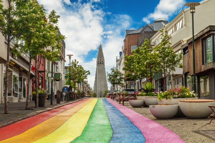 Reykjavík rainbow street