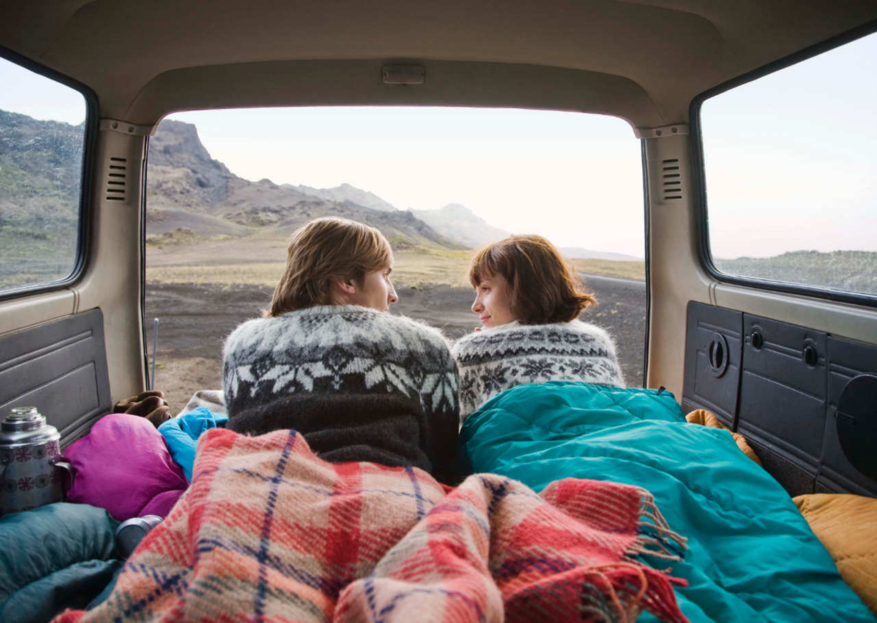 Camper van in Iceland