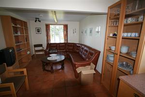 Living room of the seven person apartment
