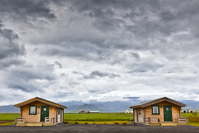 Cottages at Mið-Hvoll in South Iceland