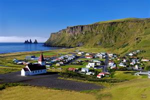Vík village in South Iceland