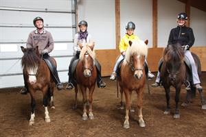 Horse riding with Íshestar