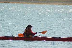 Kayak tour from Heydalur