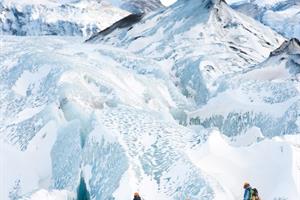 Hiking on Sólheimajökull Glacier