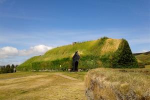 Þjóðveldisbærinn, a reconstructed Viking-Era farmstead in Þjórsárdalur Valley