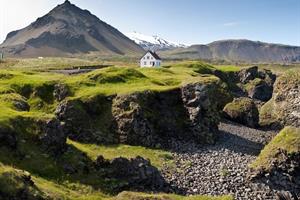 Arnarstapi and Mt. Stapafell