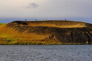 Skútustaðagígar Pseudocraters by Lake Mývatn