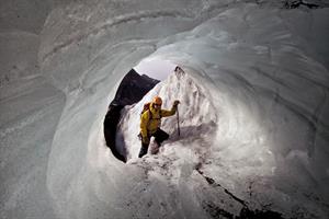 Go glacier hiking or ice climbing on one of Iceland's many glaciers.