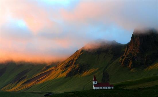 Sunset in Iceland